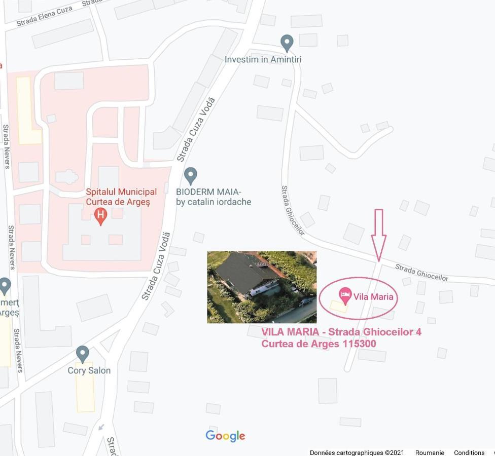 Cazare Vila Maria Appartement Curtea de Argeş Buitenkant foto